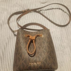 Michael Kors Brown Bucket Bag